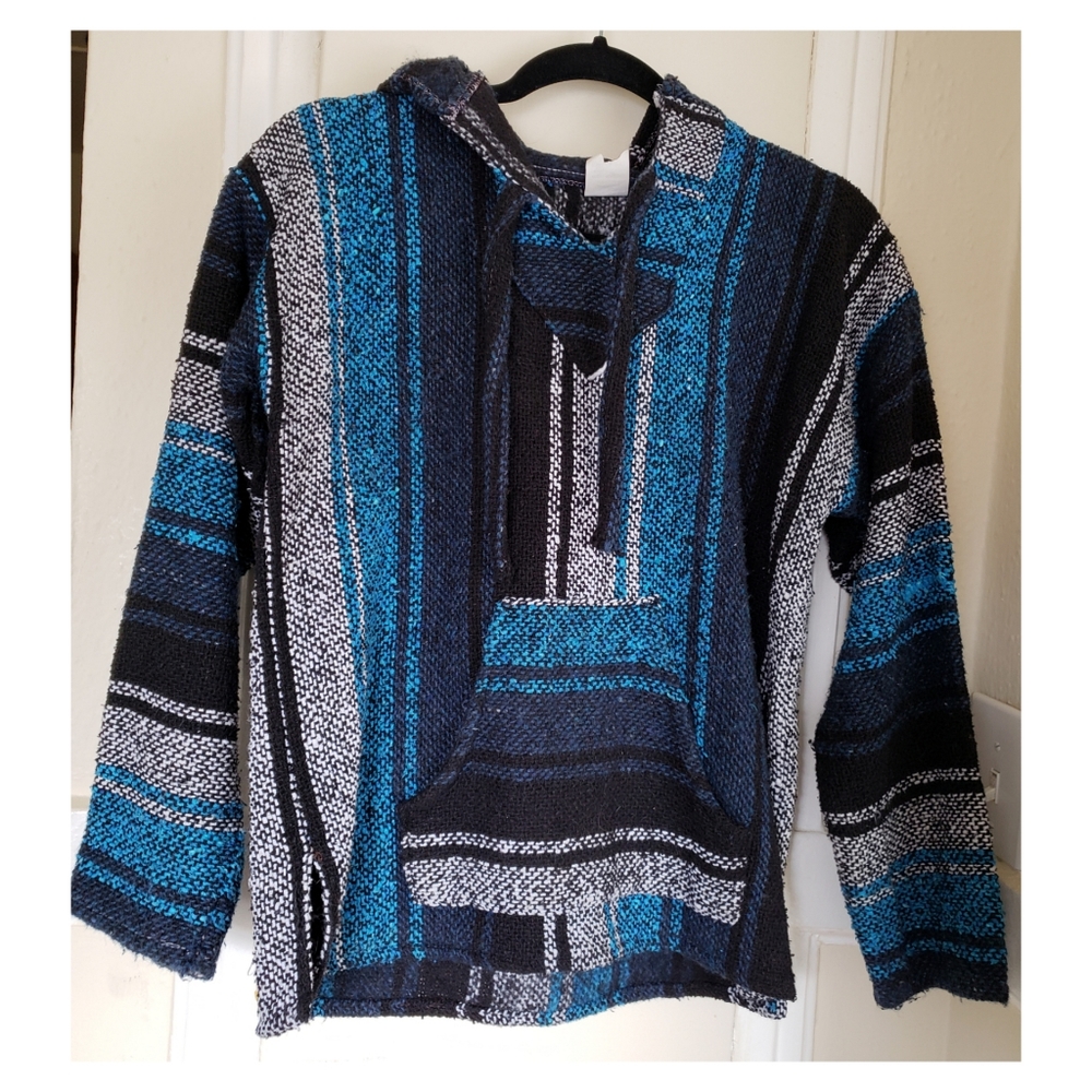 Blue Drug Rug Hoodie